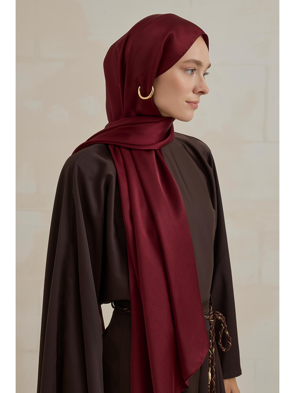 Kahverengi Yarasa Kol Dökümlü Takım Acı Kahve-2