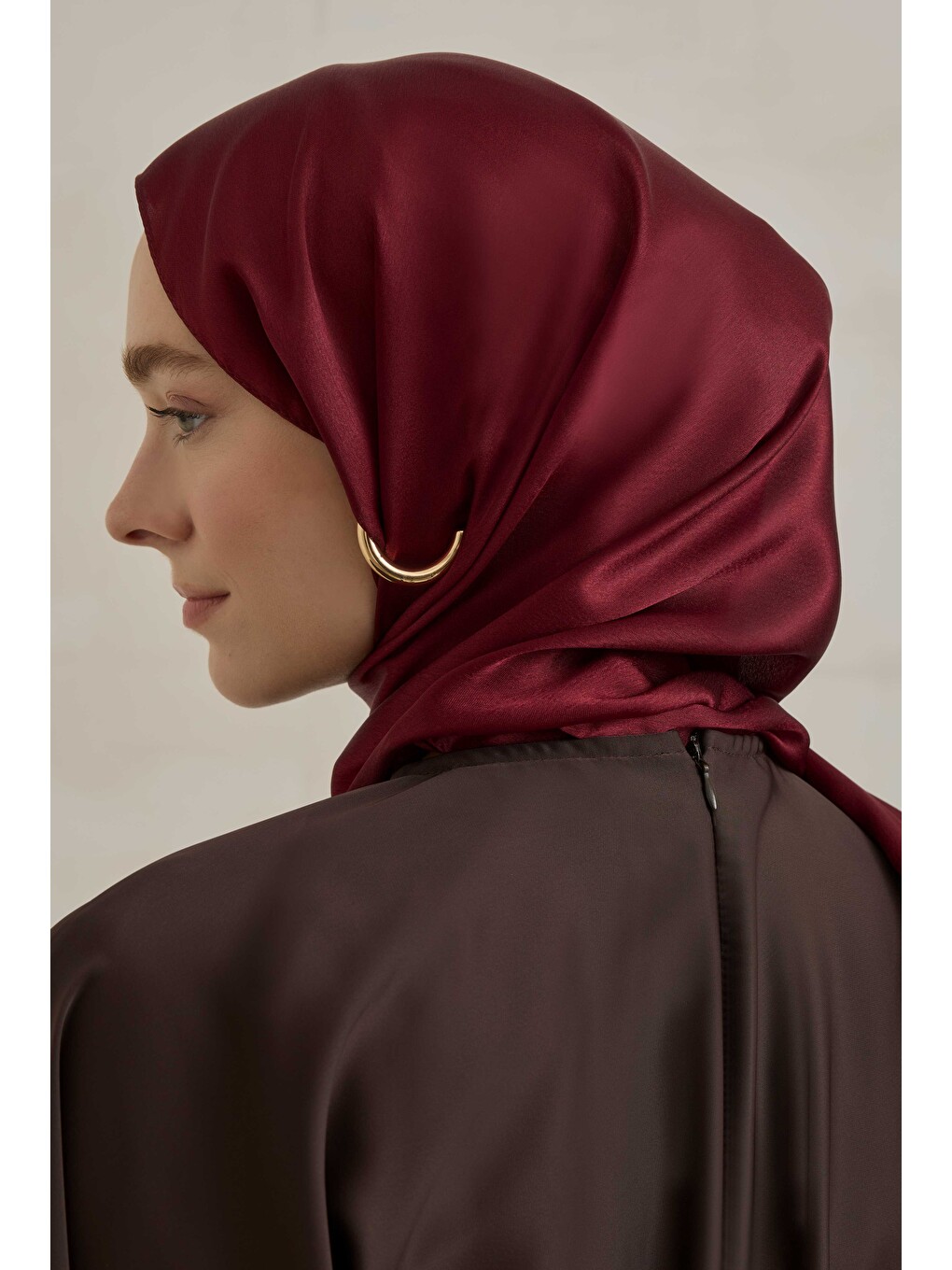 Kahverengi Yarasa Kol Dökümlü Takım Acı Kahve-4