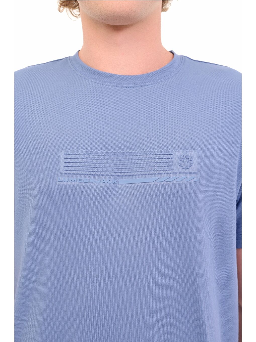 Karışık ML BAIC 11ITL806 5PR MAVI- Erkek Kısa Kol T-Shirt-3