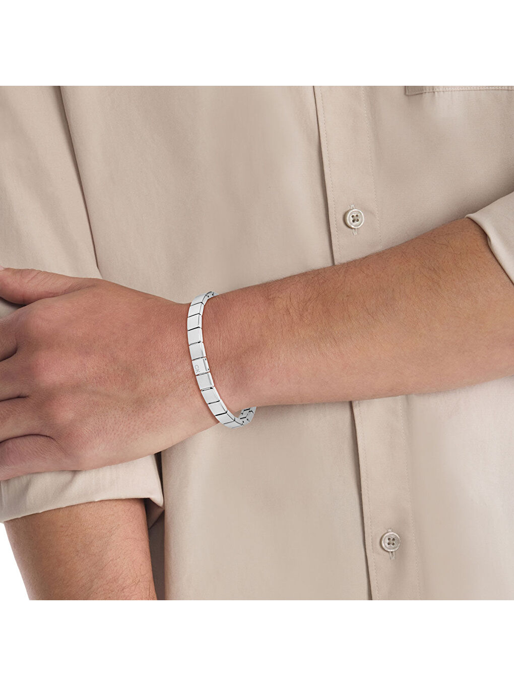 Gri CKJ35000488 Erkek Bileklik-1