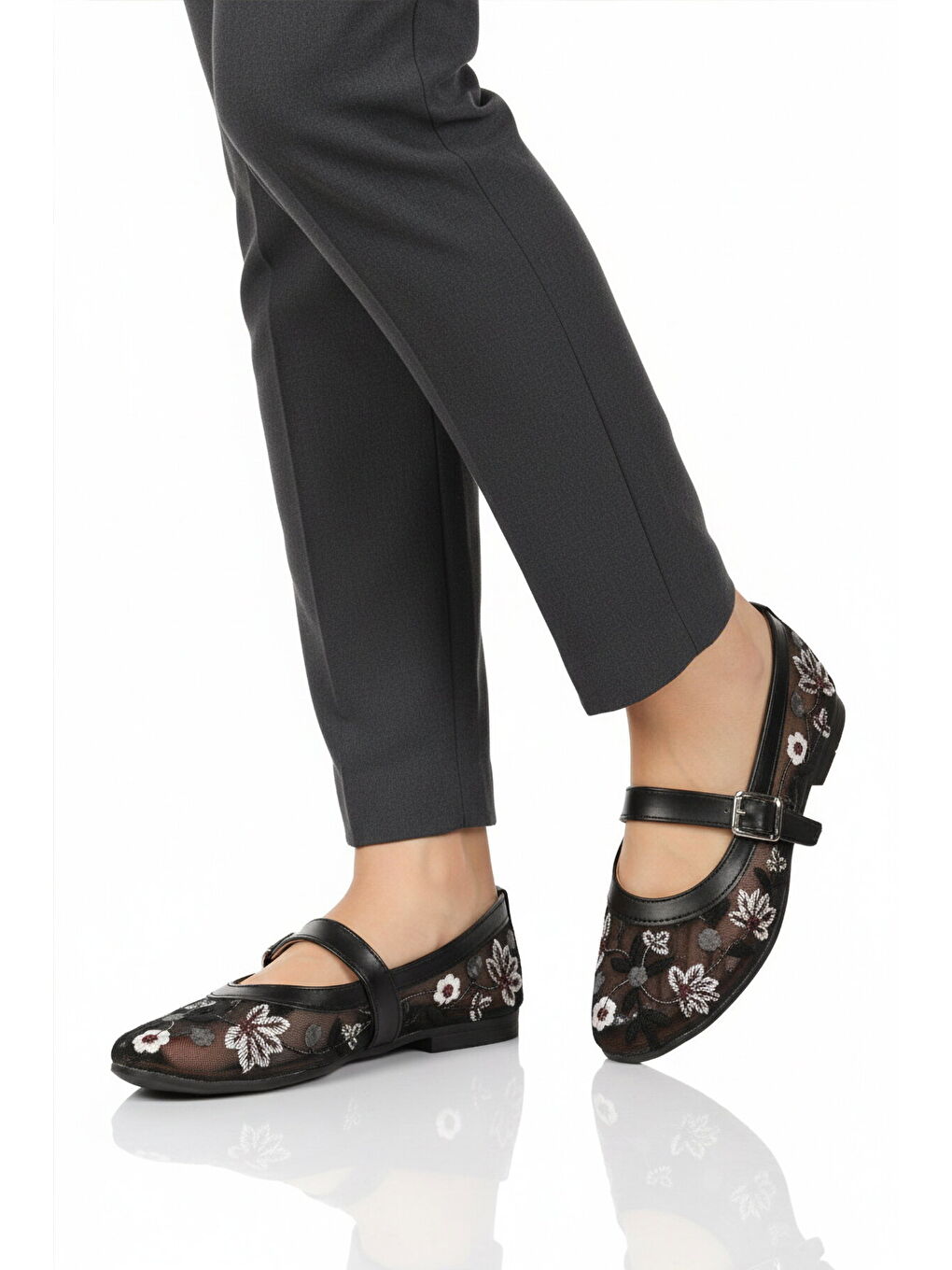 Siyah Fileli Hafif Kadın Casual Ayakkabı B-52 Z-1