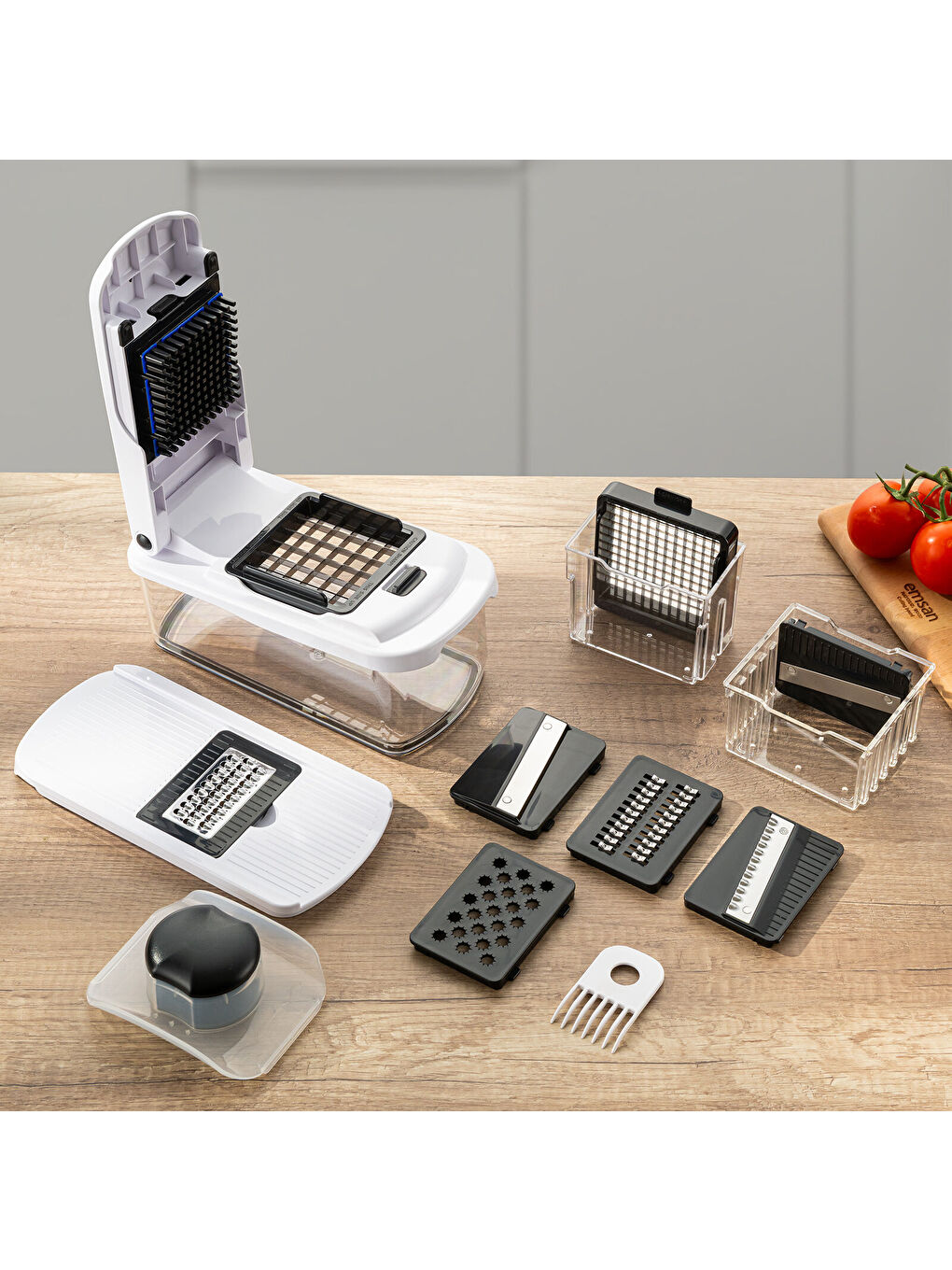 Smart Hazneli Doğrayıcı Beyaz 10 Parça