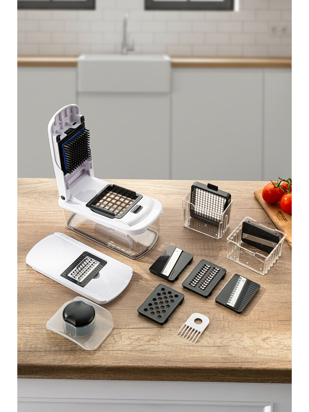 Smart Hazneli Doğrayıcı Beyaz 10 Parça-1