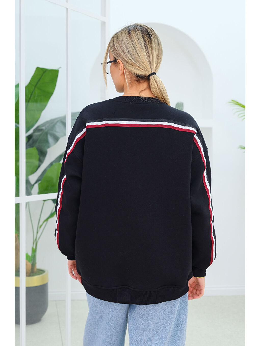 Locco Moda Boston Baskılı Sweat Siyah - 2