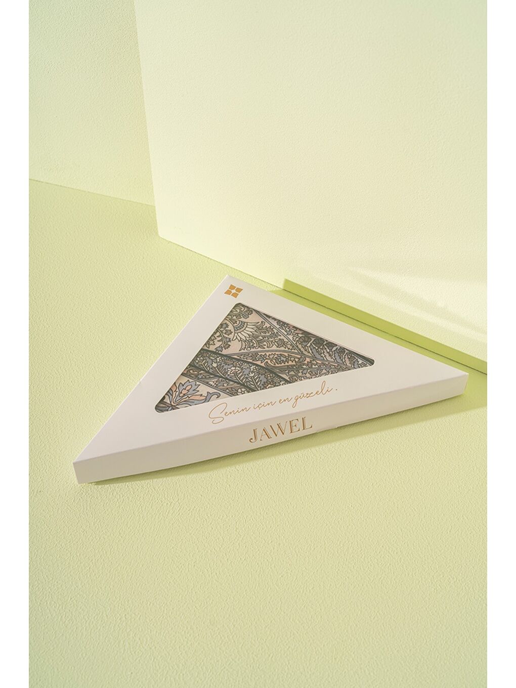 Lacivert Kadın Etnik Desen Soft Nysa Şal-2