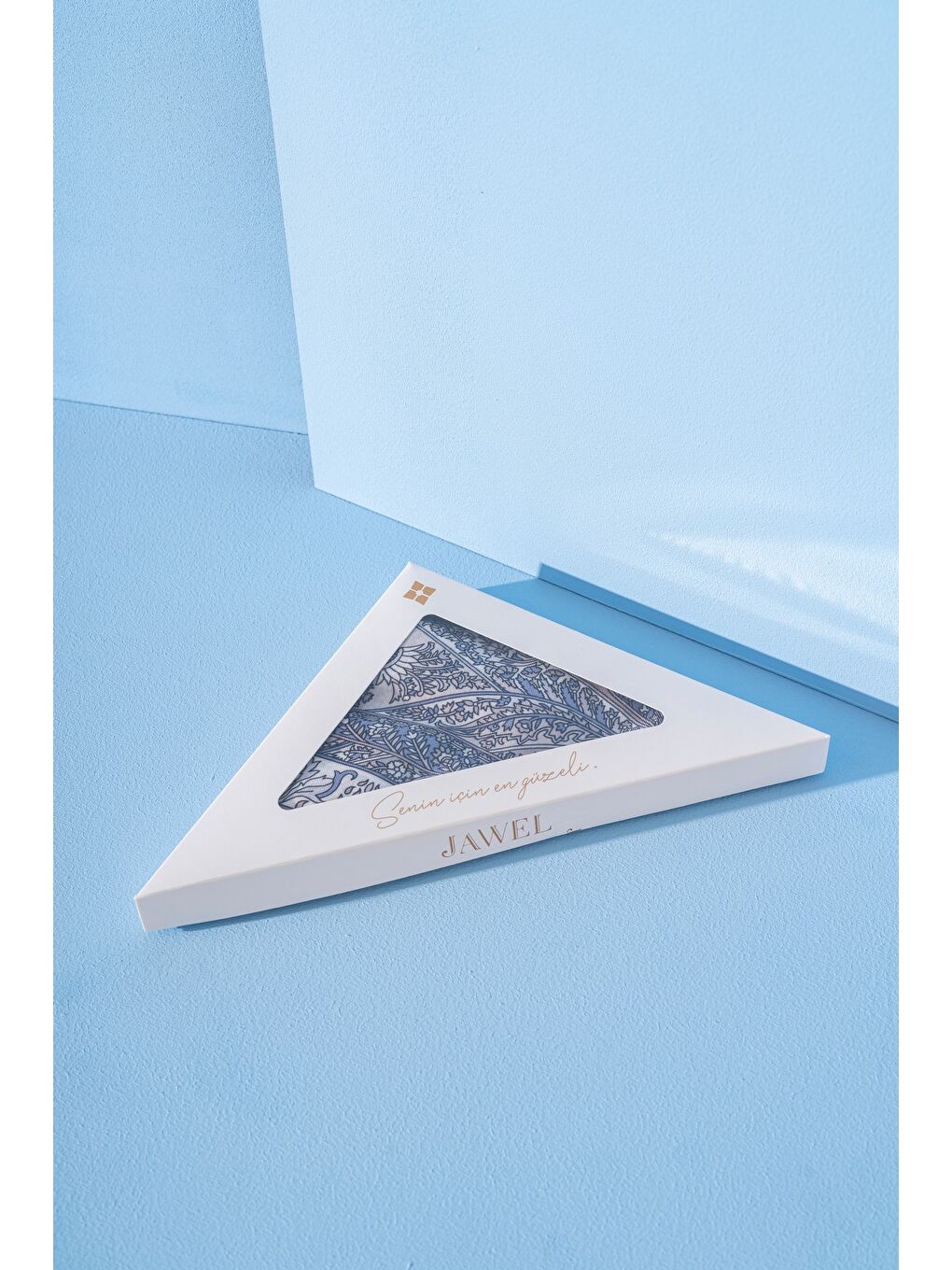 Lila Kadın Etnik Desen Soft Nysa Şal-2