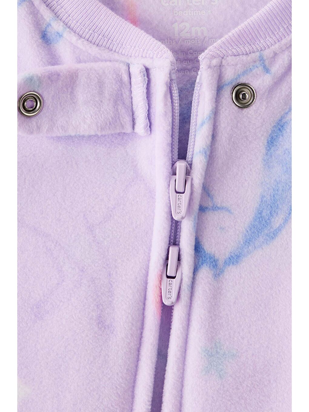 Kız Bebek Lila Polar Tulum-1