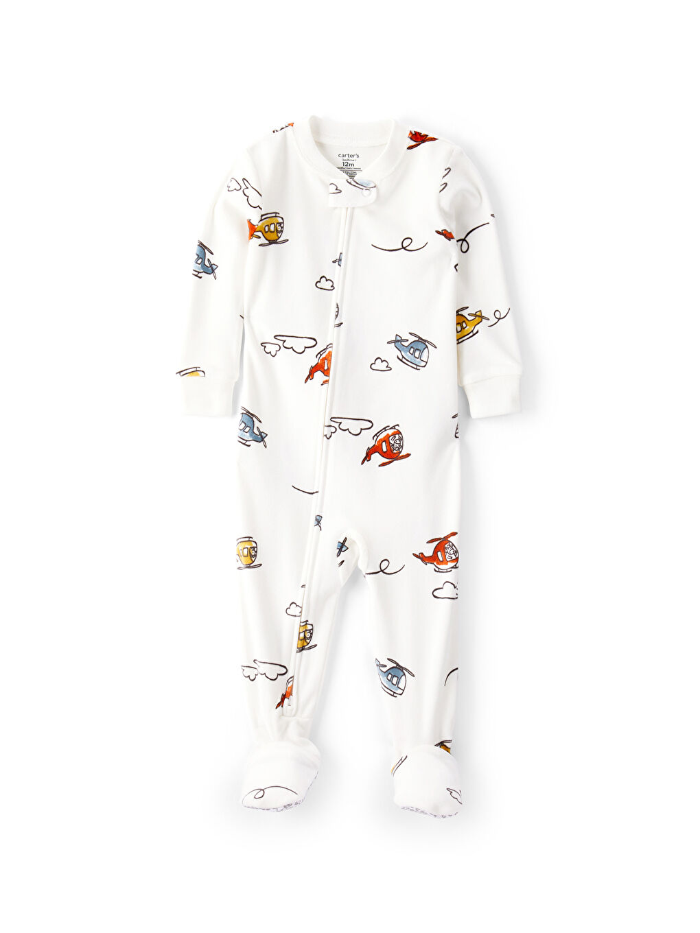 Erkek Bebek Ekru Polar Tulum