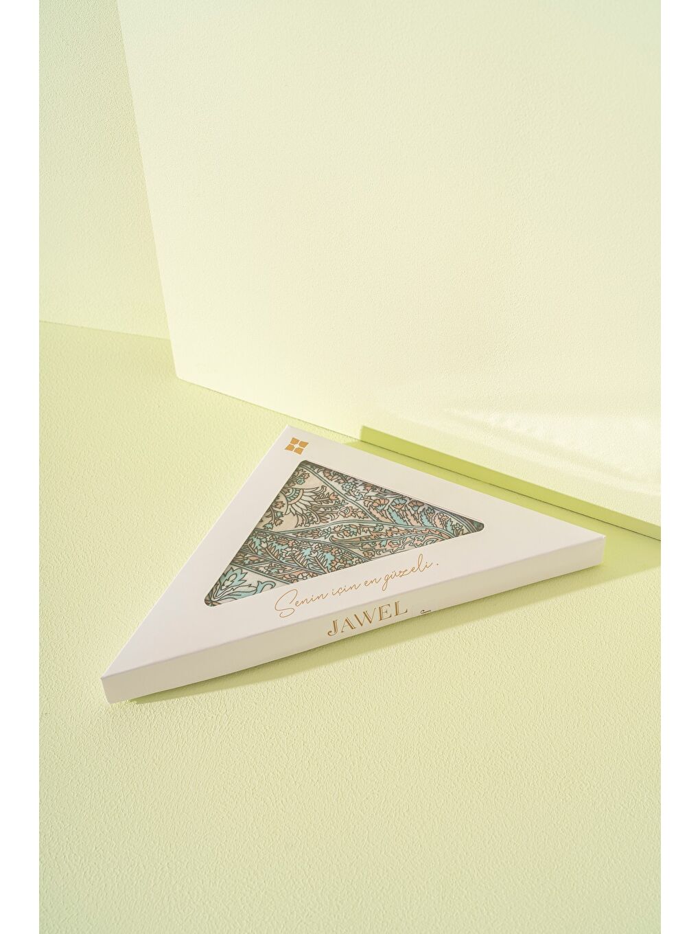 Turkuaz Kadın Etnik Desen Soft Nysa Şal-2