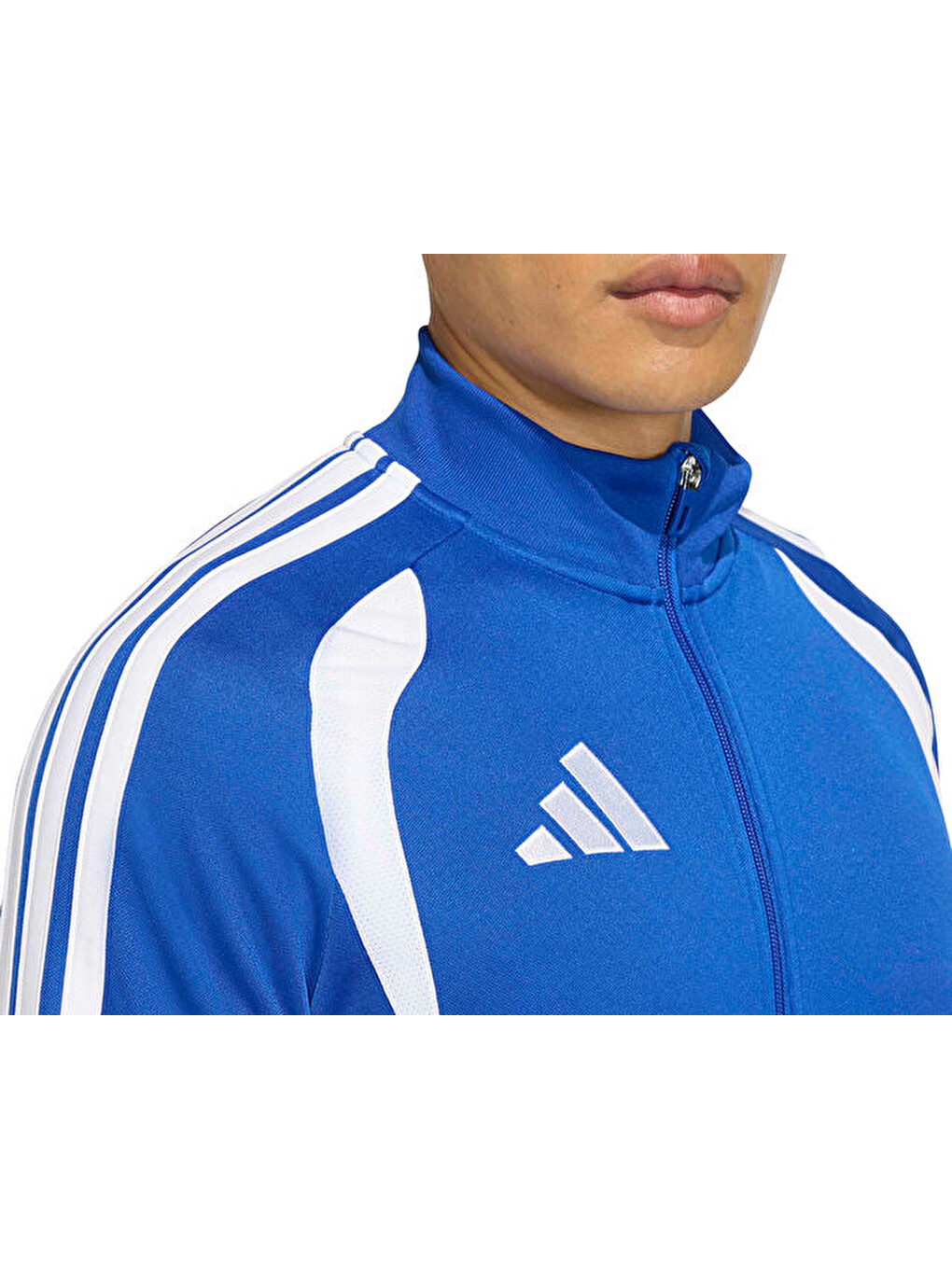 Tiro26l Tr Jkt Erkek Futbol Kamp Fermuarlı Sweatshirt Jy7210 Mavi-2