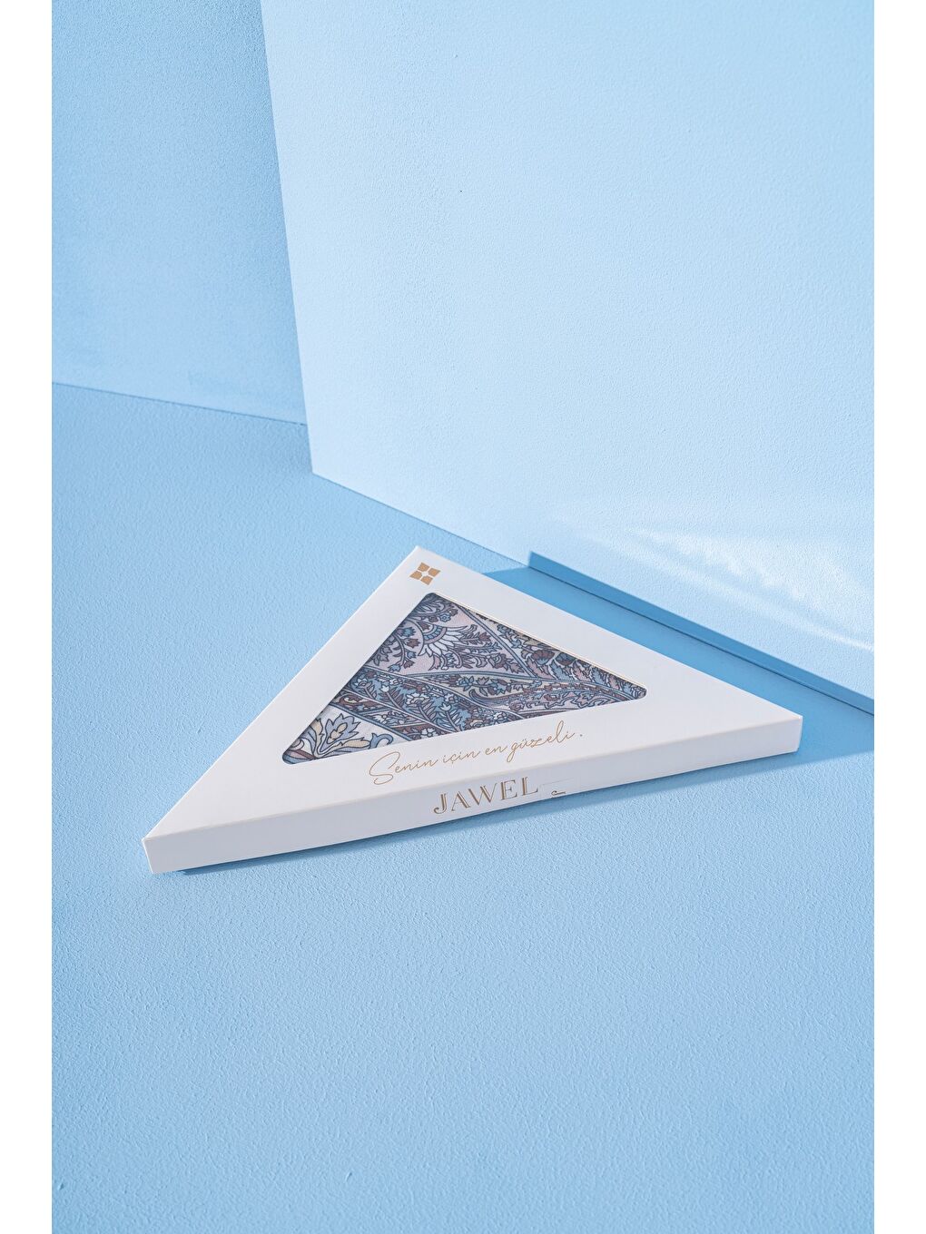 Pembe Kadın Etnik Desen Soft Nysa Şal-2