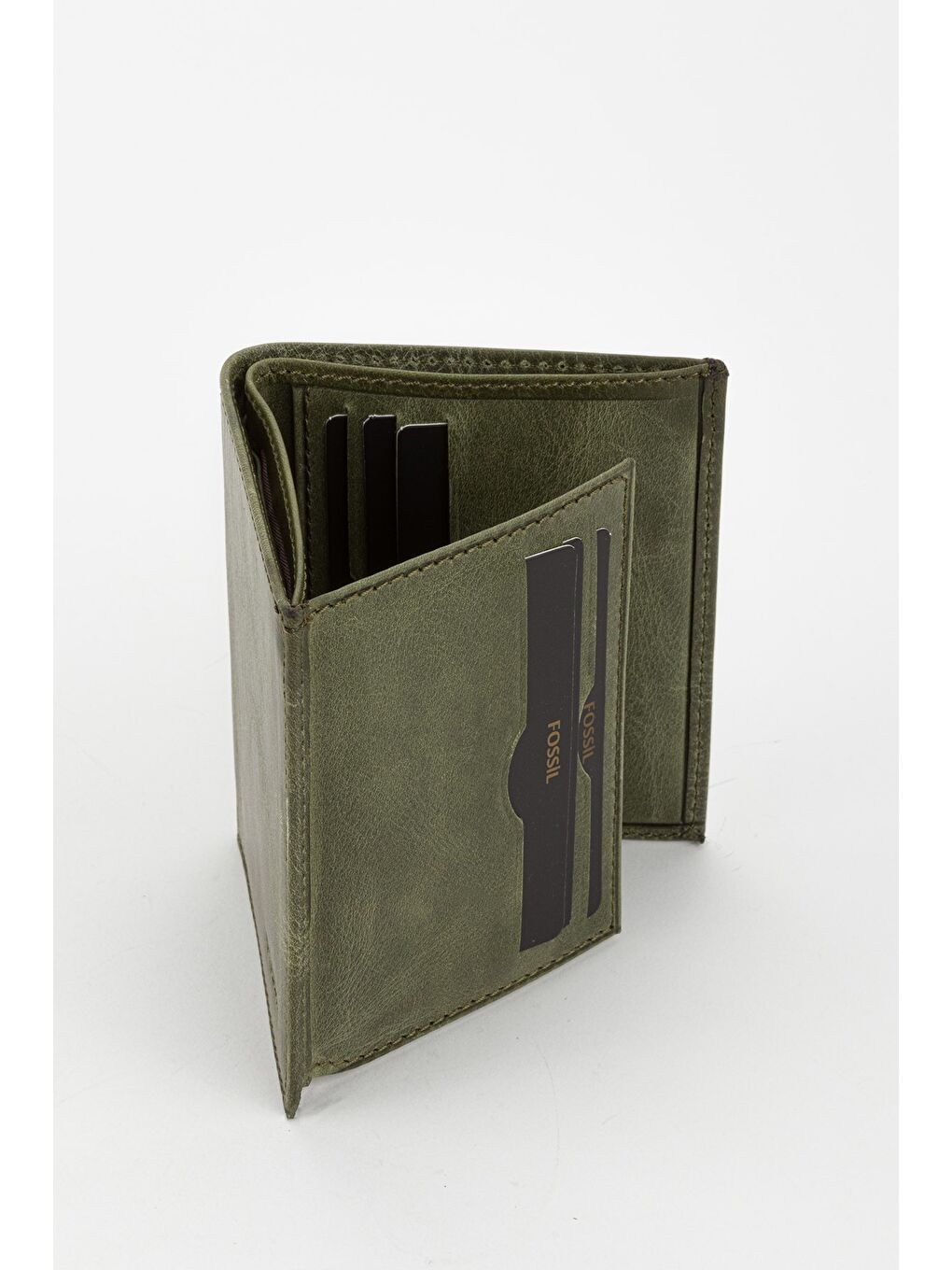 Mor Kutulu Hakiki Deri Crazy Dikey Küçük Boy Erkek El Portföyü Cüzdan