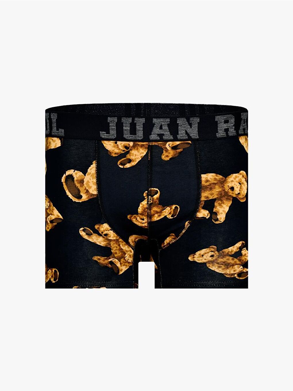 Erkek Ayıcık Desenli Boxer Lacivert