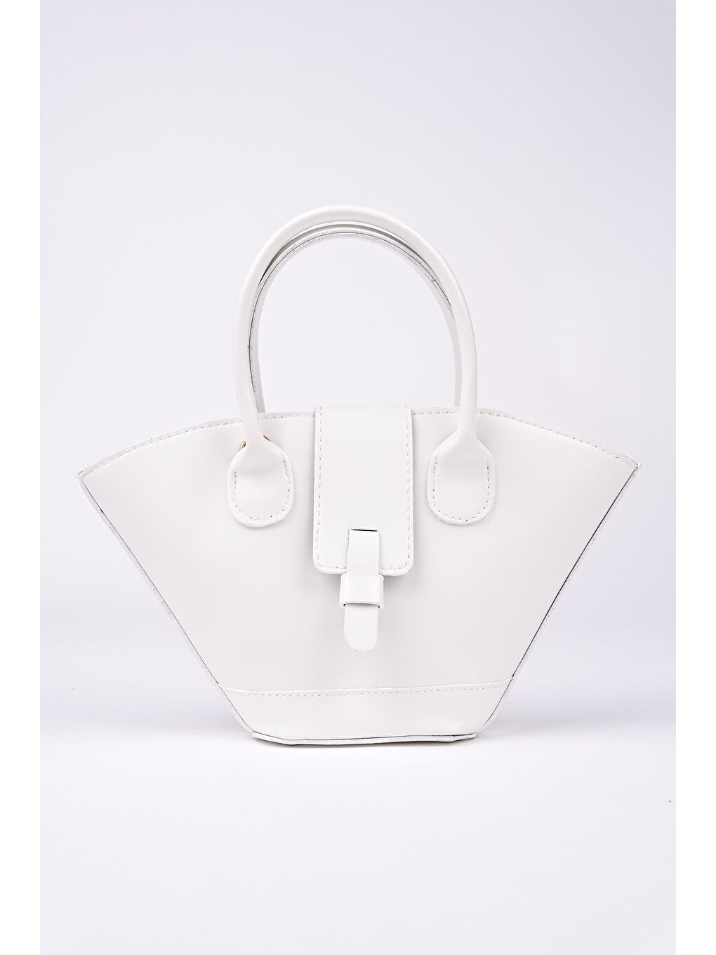 Beyaz DORENA Kadın El ve Omuz Çantası