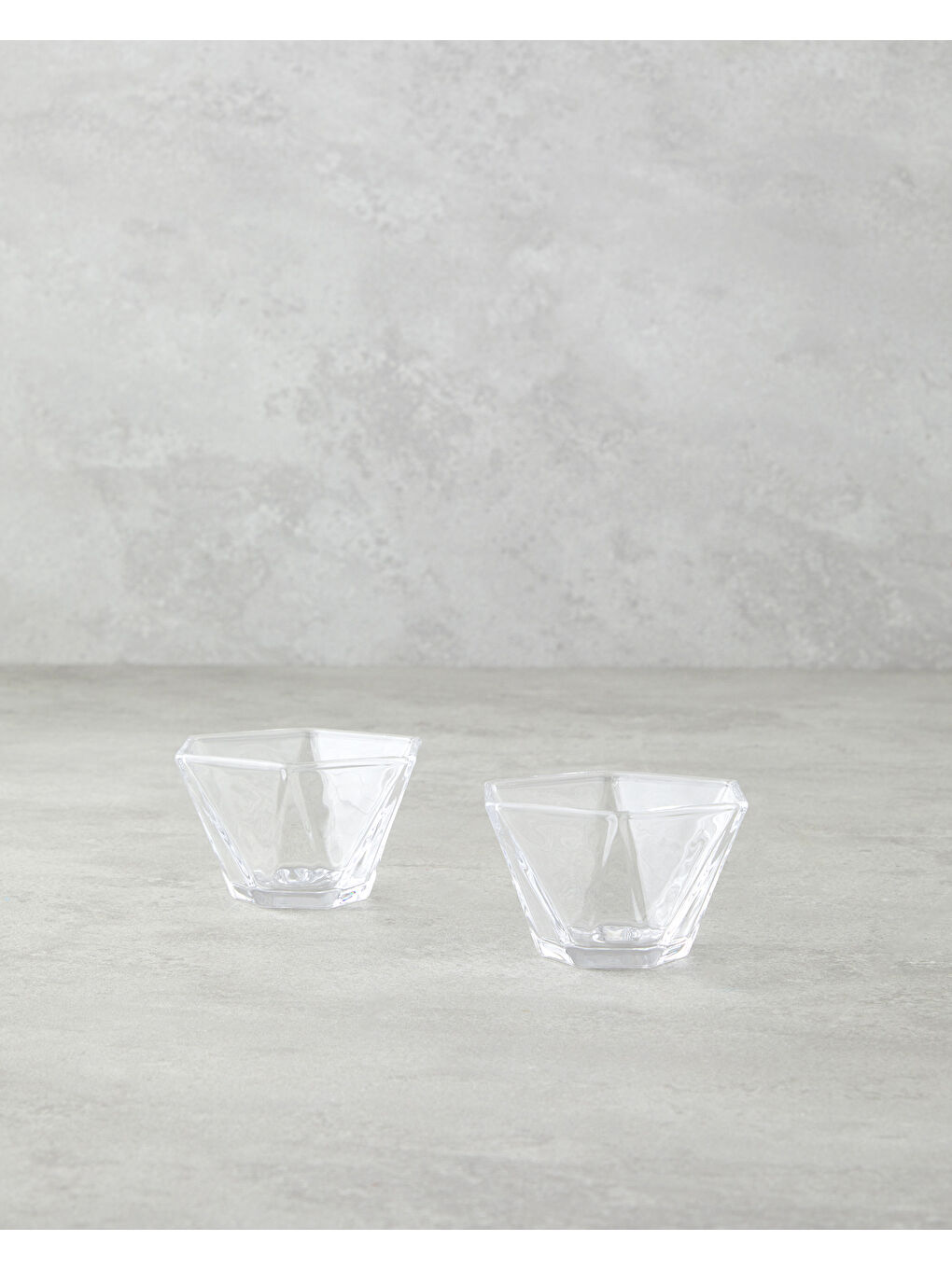 Renksiz Mara Cam 2'li Çerezlik Şeffaf