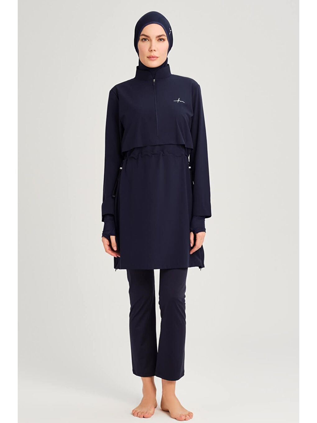Esila Lacivert Tam Tesettür Mayo Üstü 2934-3
