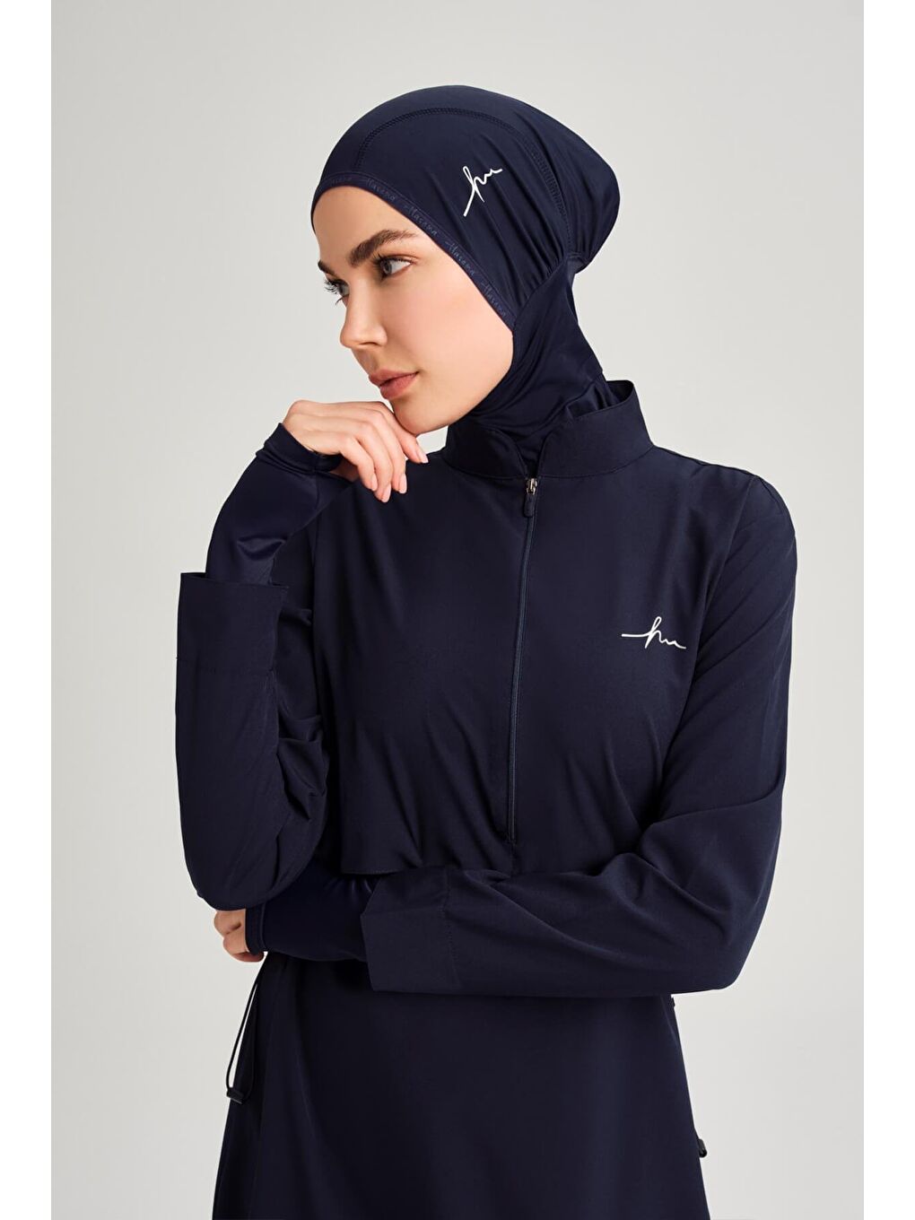 Esila Lacivert Tam Tesettür Mayo Üstü 2934-9