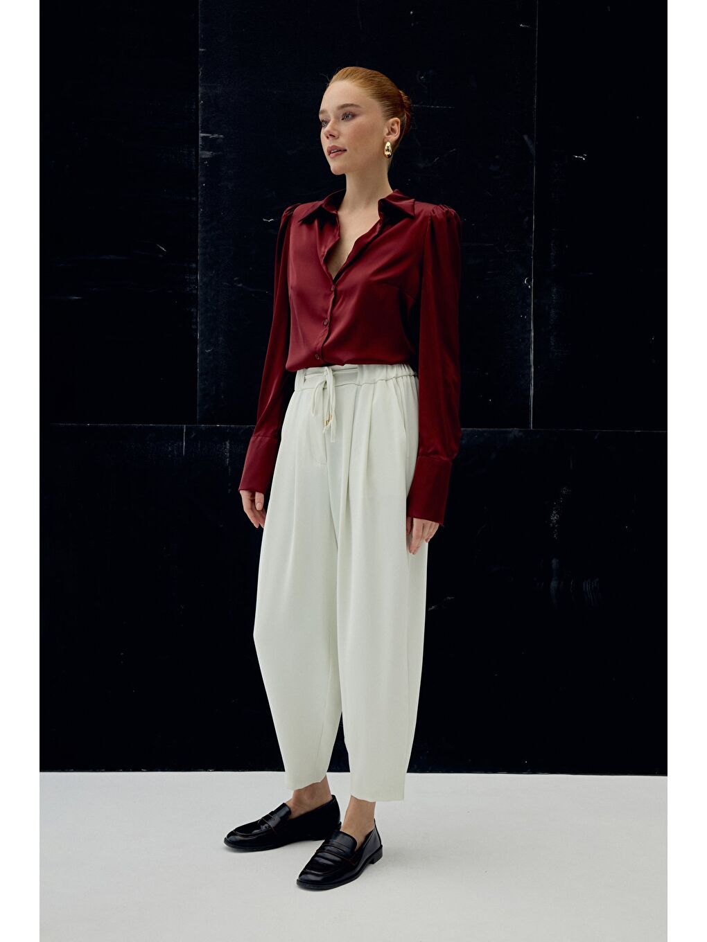 Talia Pantolon - Ekru-1