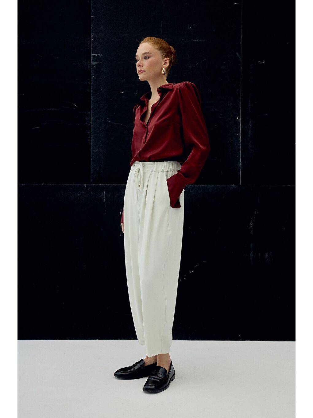 Talia Pantolon - Ekru-2