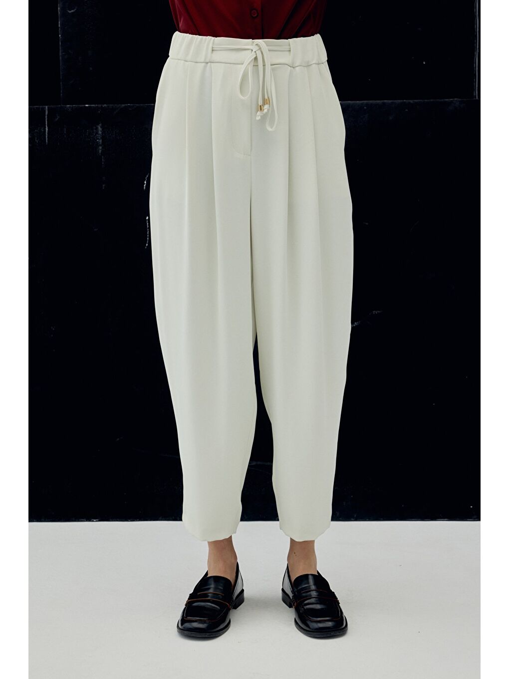 Talia Pantolon - Ekru-4