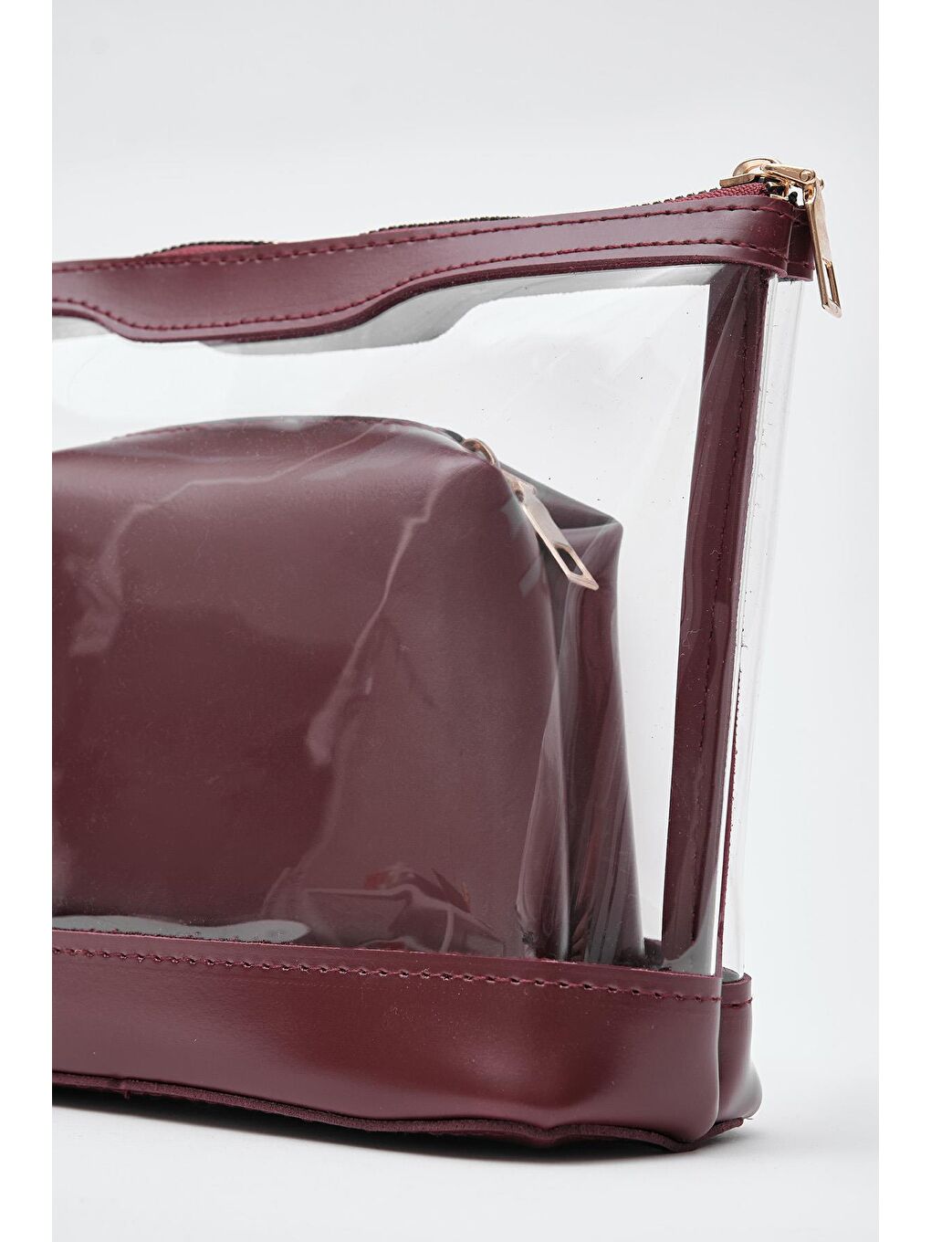 Dusk Kozmetik Çantası Bordo-4