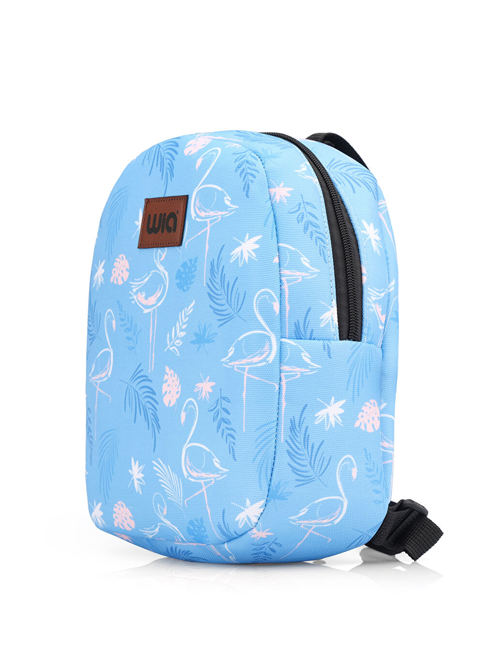 Mavi Eğlenceli Baskı Tek Bölmeli Kreş Çanta-1