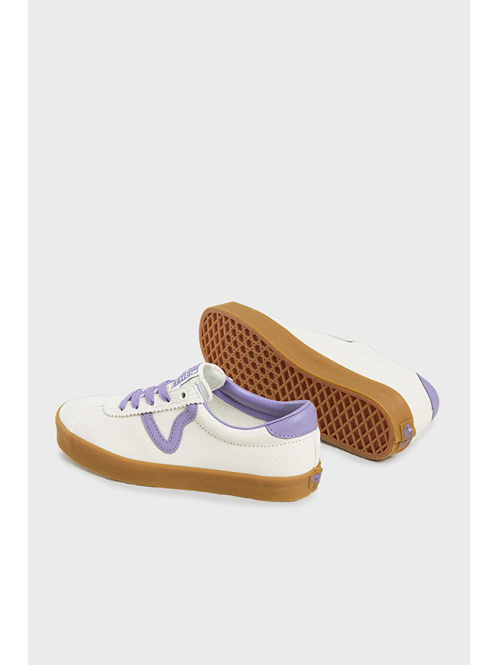 Bej Sport Low Kanvas ve Süet Sneaker Ayakkabı VN000CQR6PH1-3