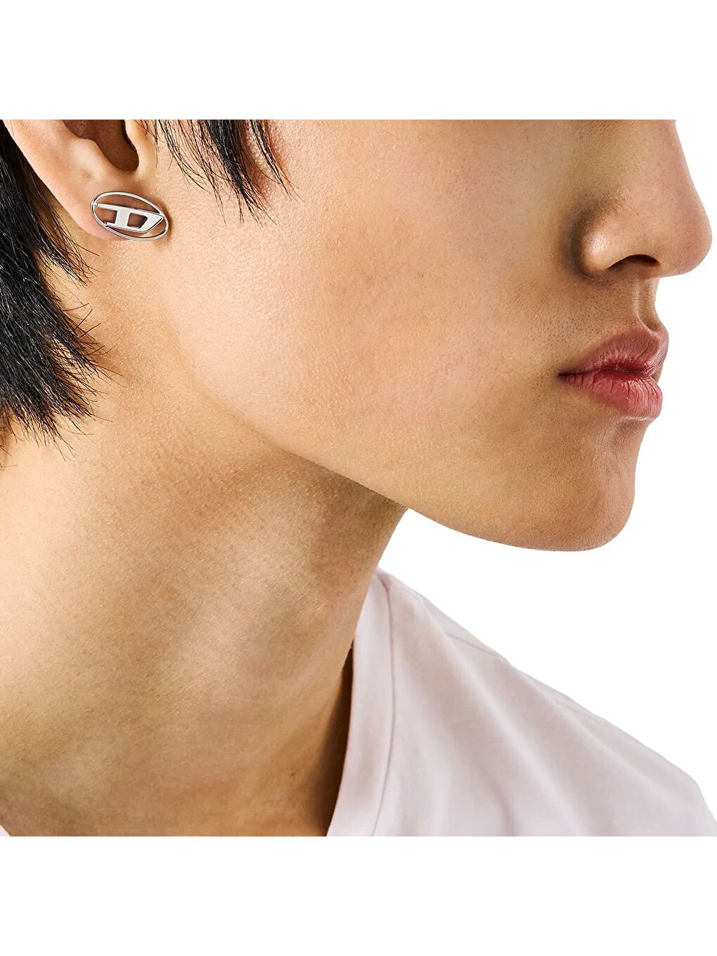 Gri DJDX1502-040 Erkek Küpe-2