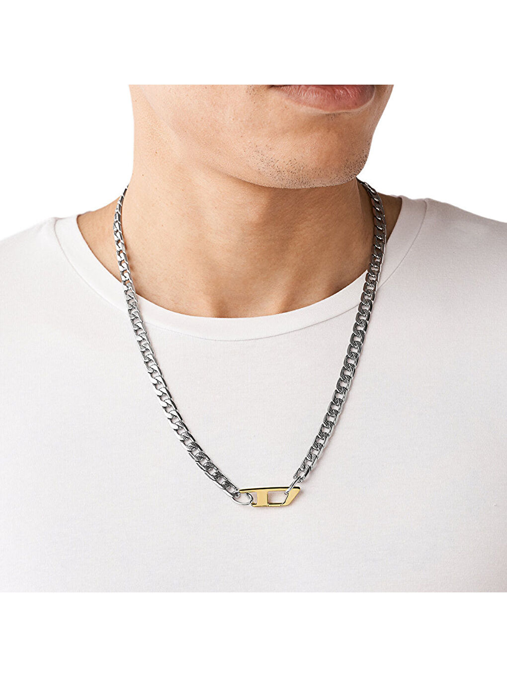 Gri DJDX1343-040 Erkek Kolye-2