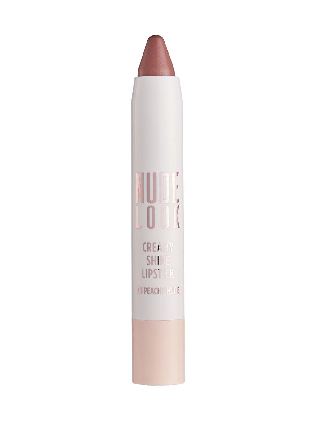 GOLDEN ROSE Nude Look Creamy Shine Lipstick No: 03 Peachy Nude - Kalem Ruj