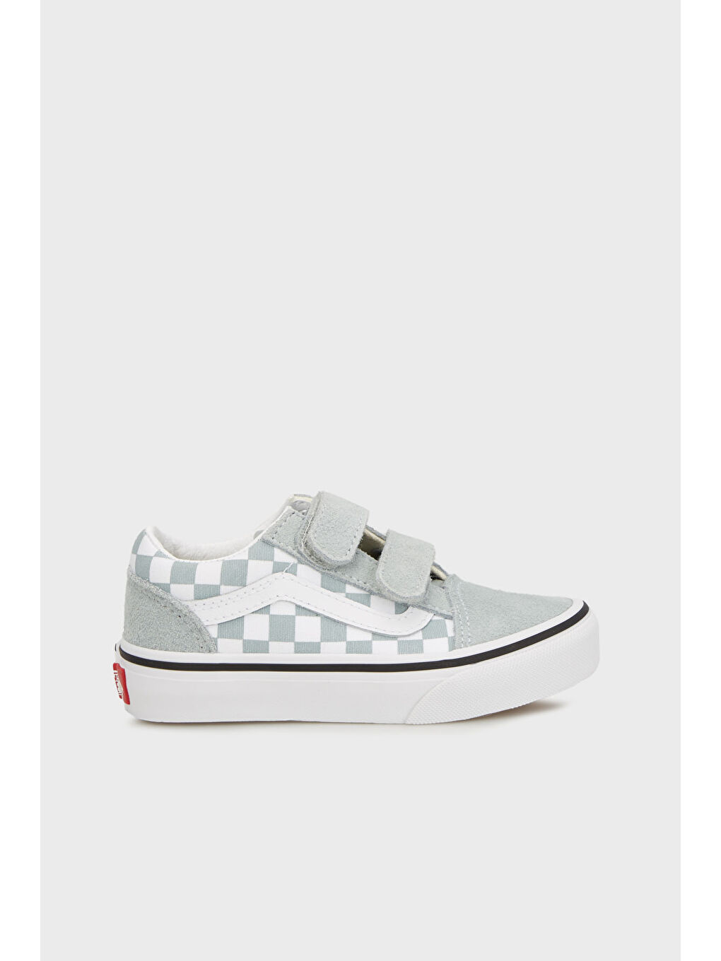 Yeşil Old Skool V Kareli Süet Sneaker Ayakkabı VN000CYAEPO1