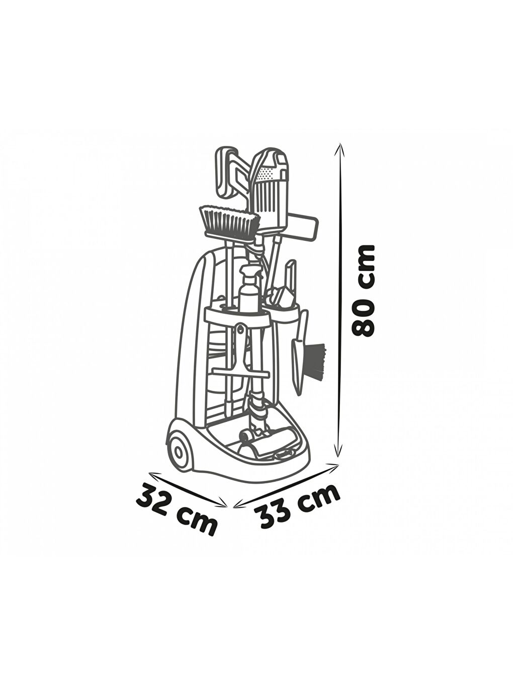 Rowenta Temizlik Seti Arabası ve Elektrik Süpürgesi-2