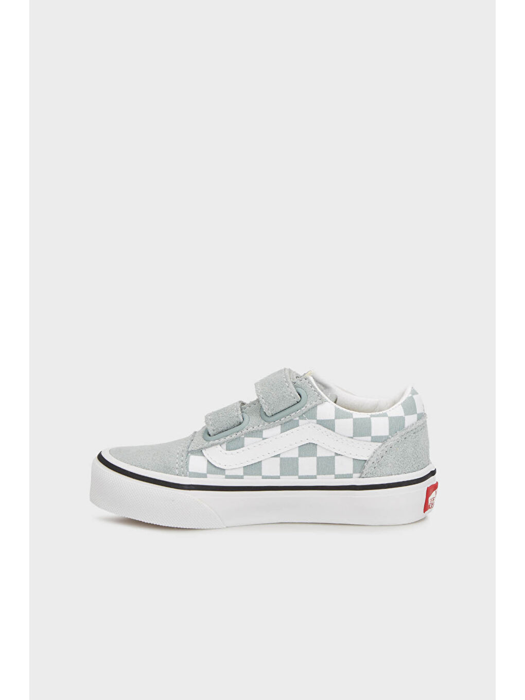 Yeşil Old Skool V Kareli Süet Sneaker Ayakkabı VN000CYAEPO1-2