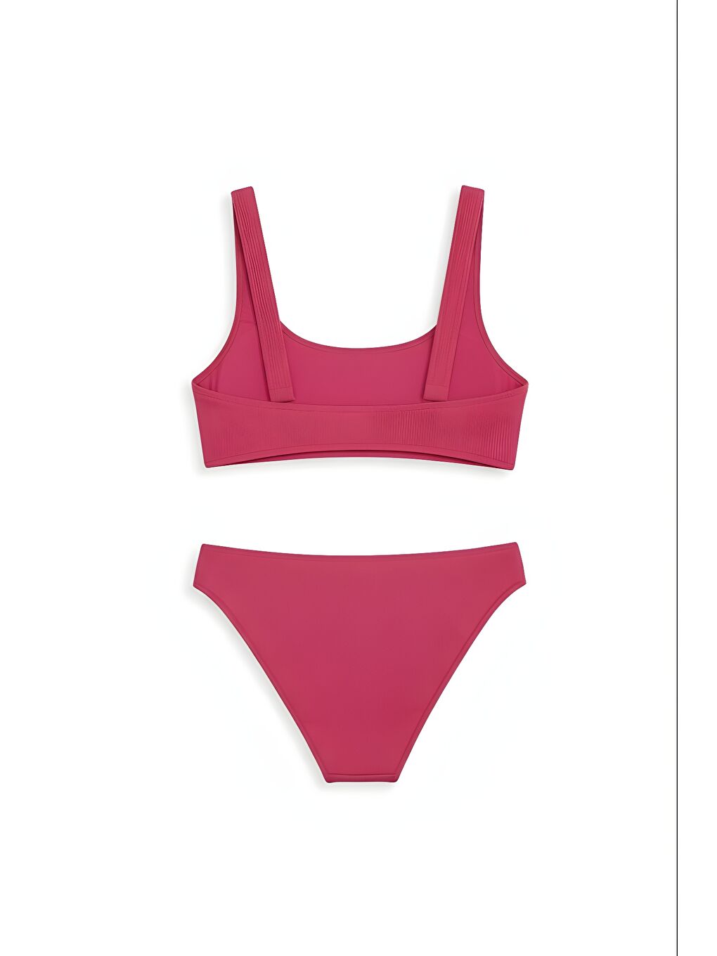 Straplez Bikini Takım 3227 Fuşya-1