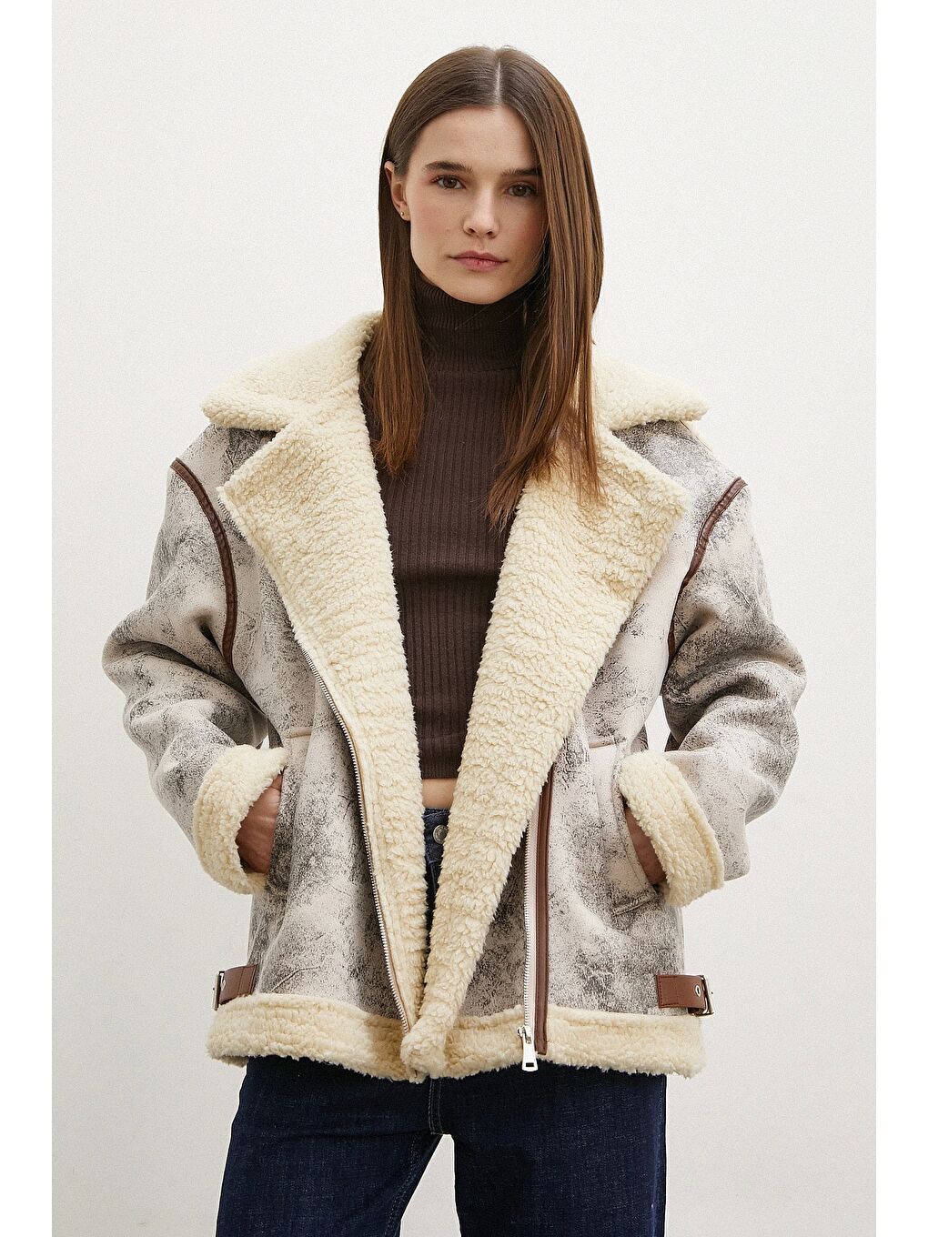 Karışık Biyeli Lamine Mont Kahve