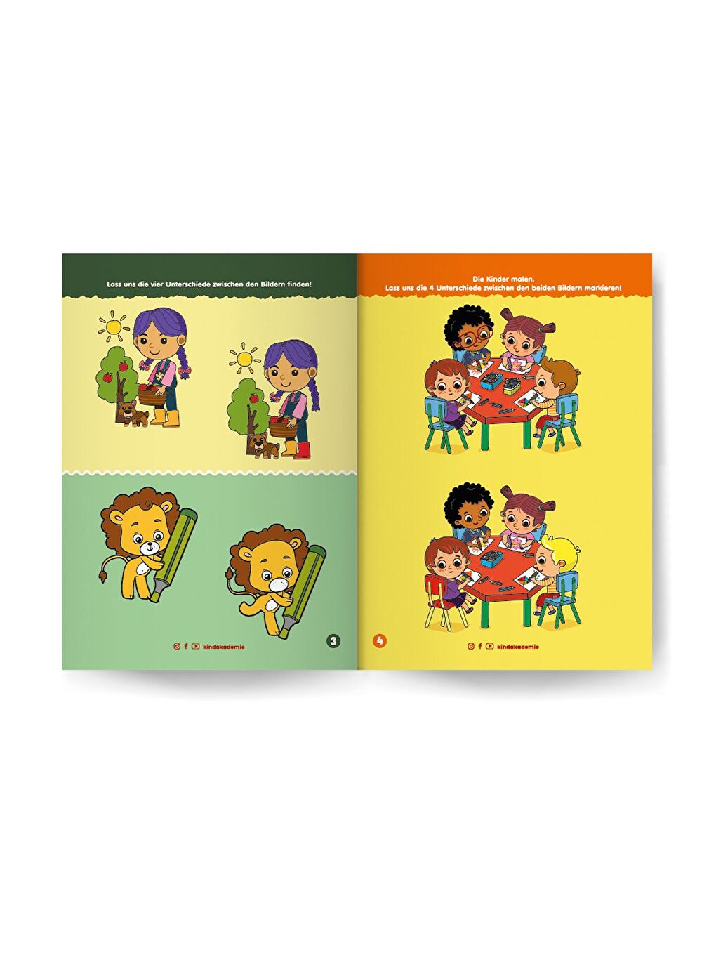 Almanca Yaz Sil Serisi Fark Bulmacaları-2