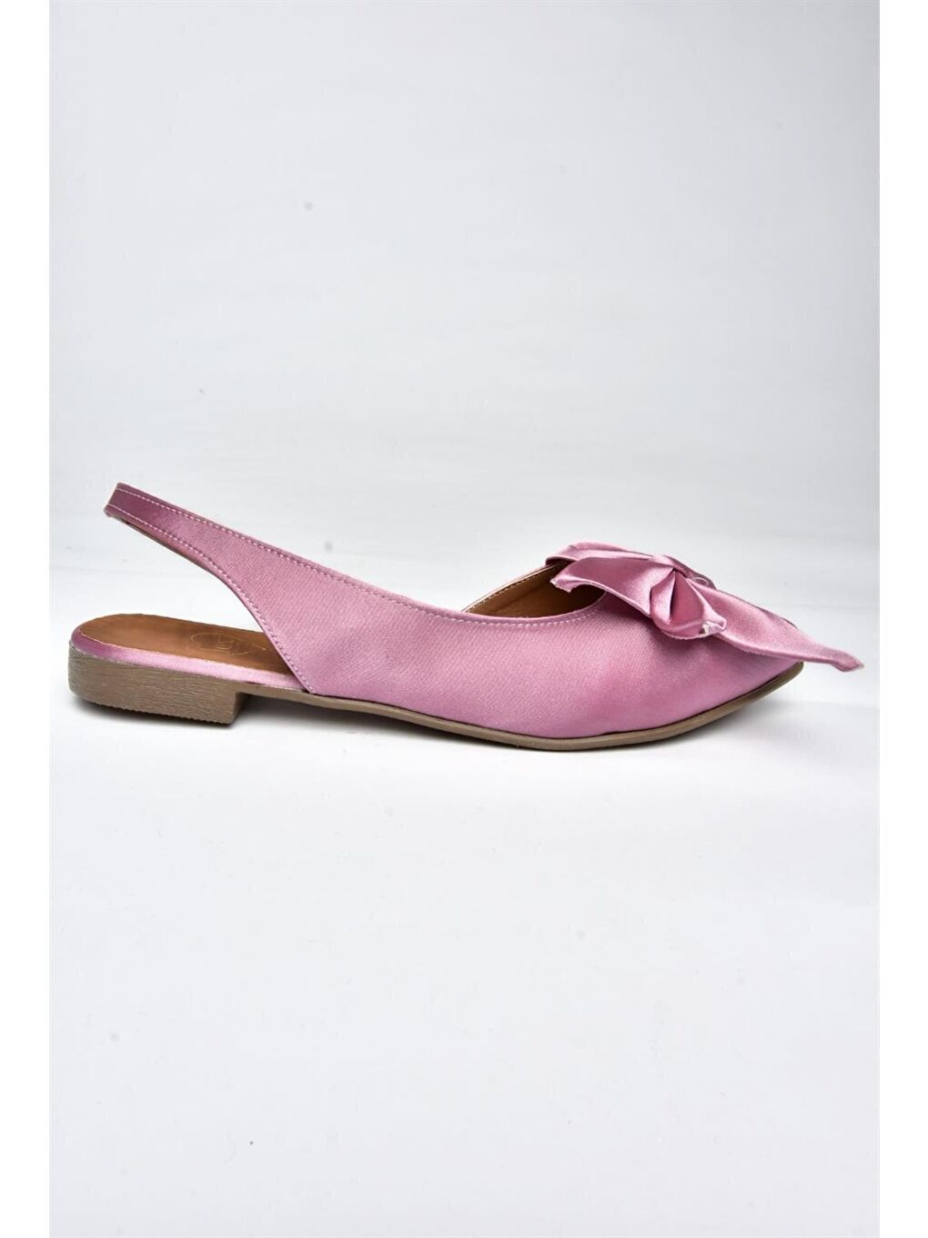 Fox Shoes Pembe Gül Kurusu Kumaş Kadın Babet H726809004 - 4