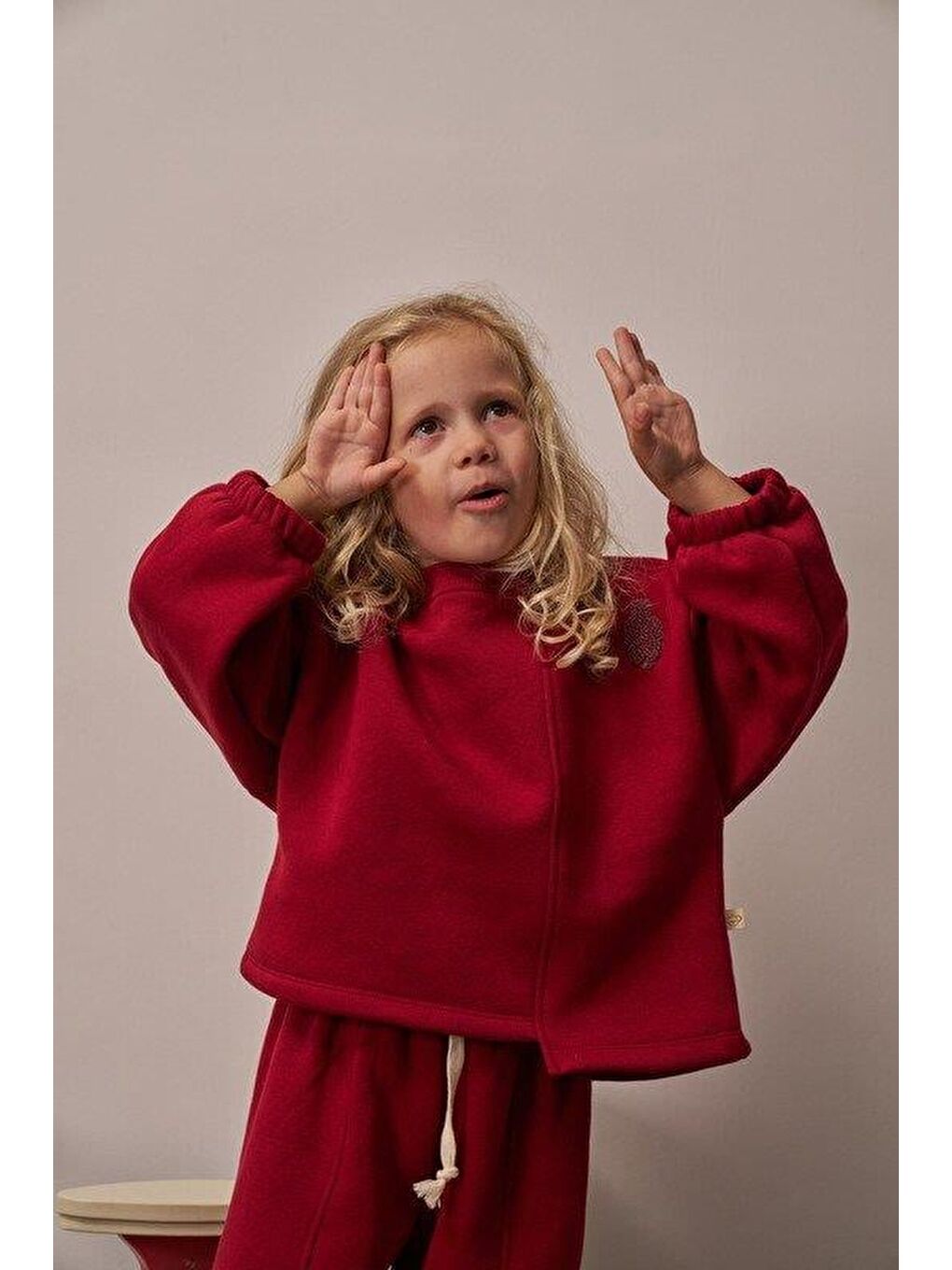 Bordo Omuz Nakışlı Asimetrik Detaylı Alt Üst Takım-6