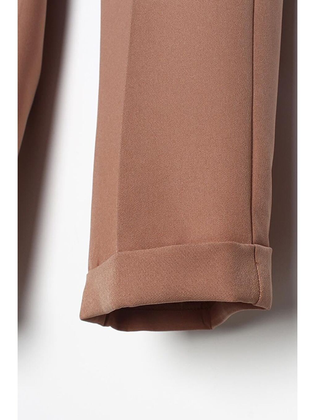 Kahverengi Toprak-Beli Lastikli Havuc Pantolon-4