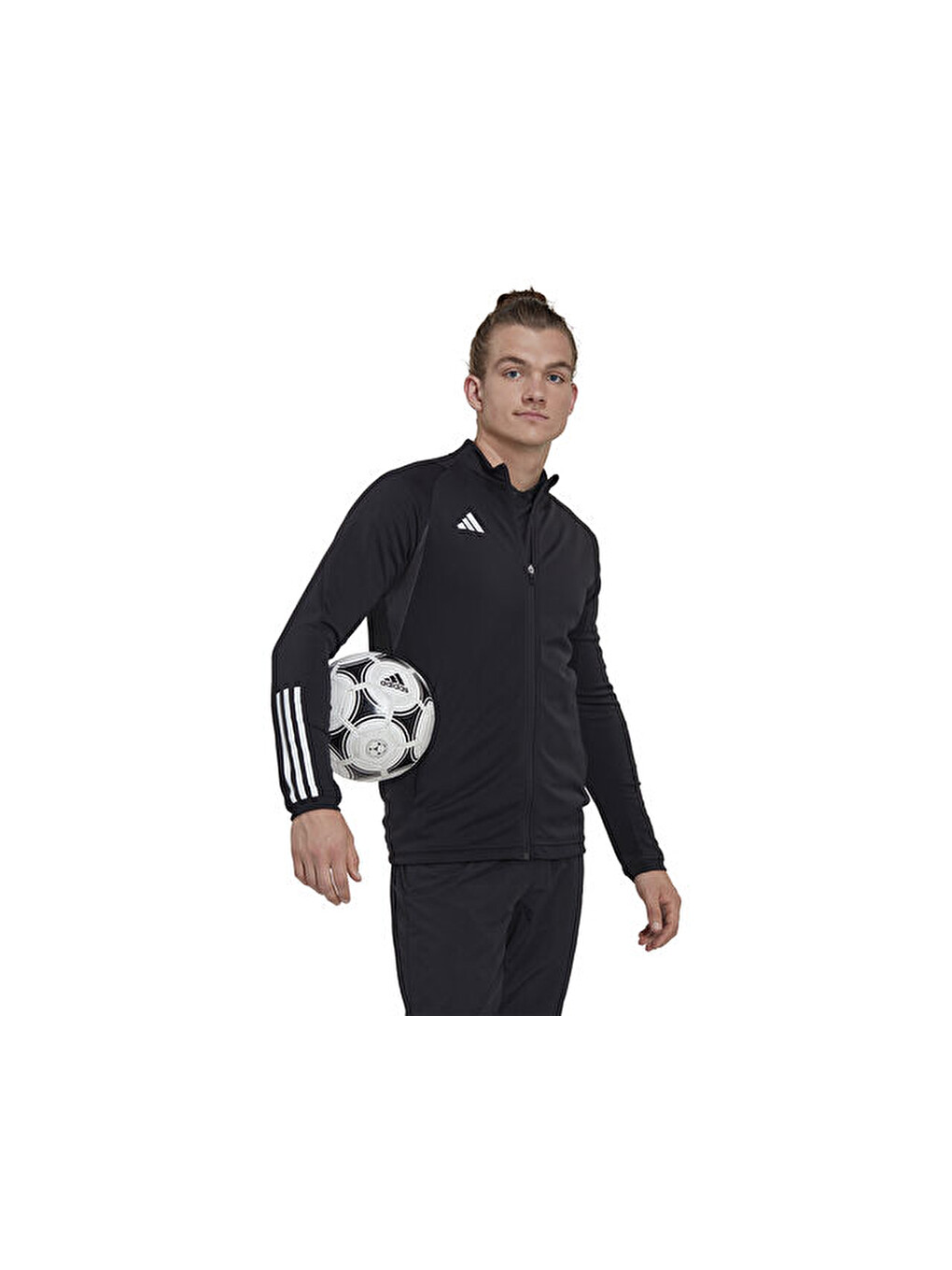 Tiro23 C Tr Jkt Erkek Futbol Antrenman Ceketi Hk7648 Siyah-4