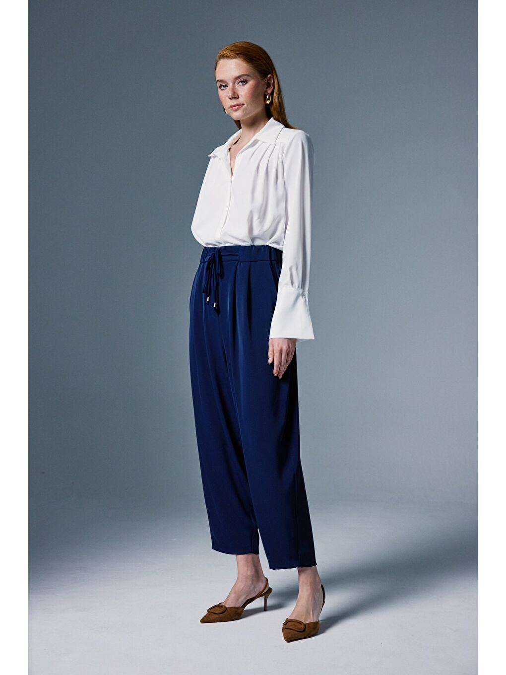 Talia Pantolon - Lacivert-3