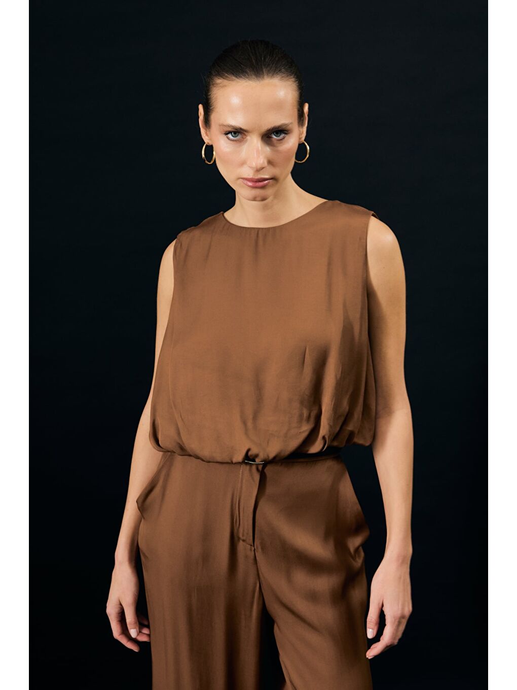 Kahverengi Colin Bluz - Kahve-3