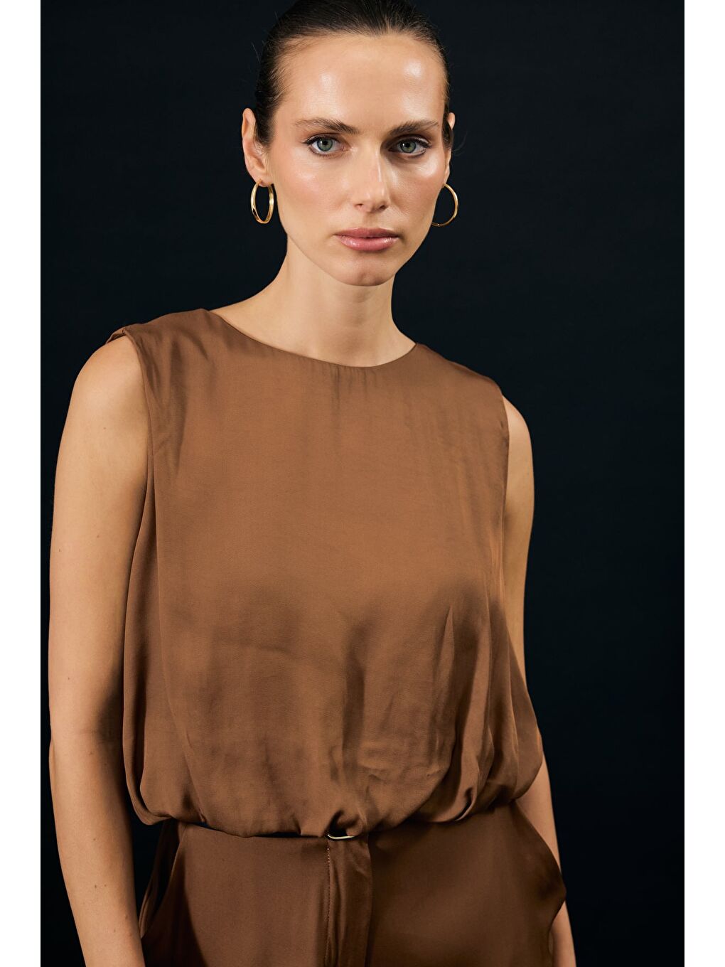 Kahverengi Colin Bluz - Kahve-4