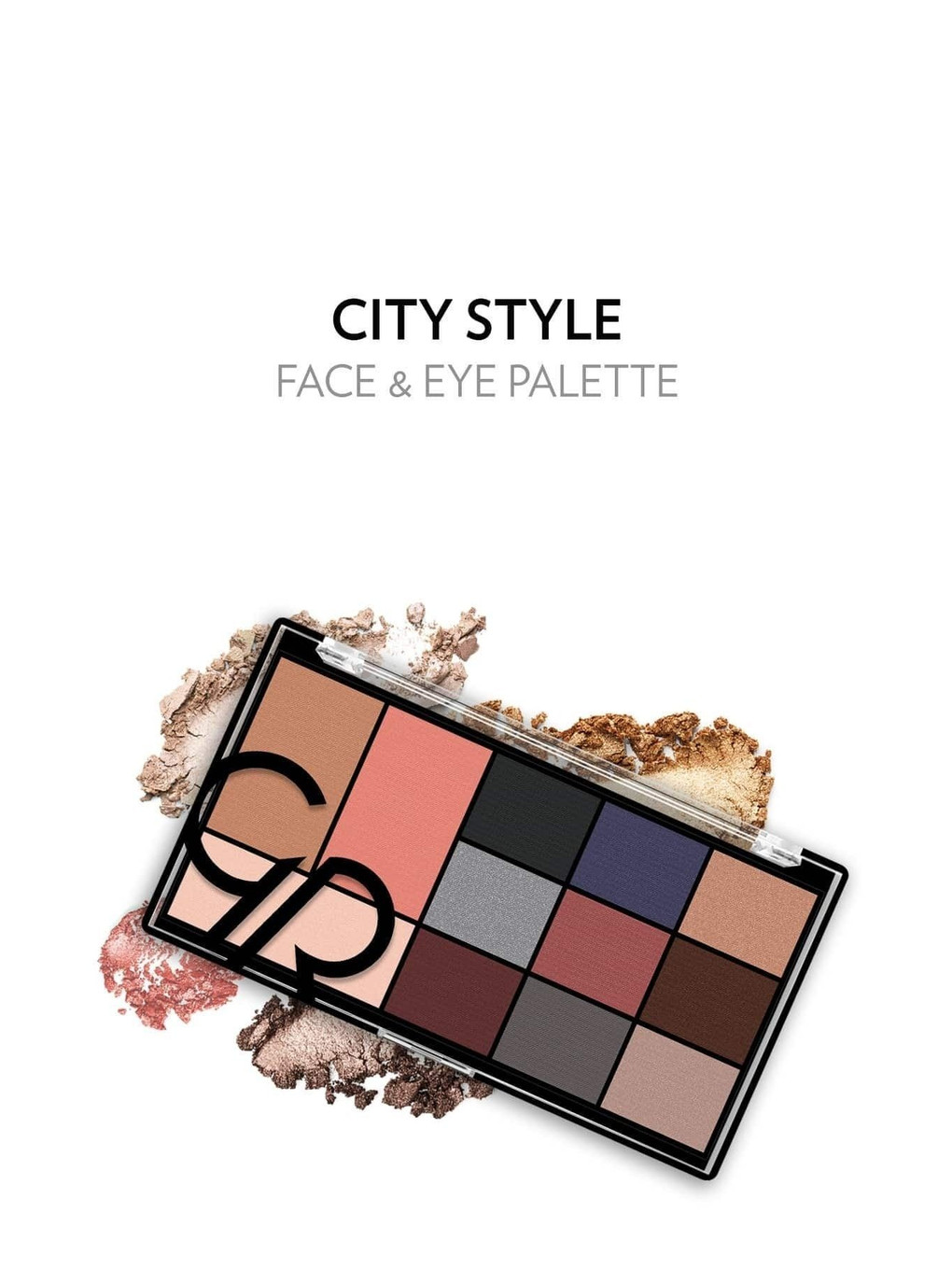 City Style Palette 02 Smokey Bronzlaştırıcı&aydınlatıcı&allık&göz Farı 9x1,6+3,7+3+2,8 G
