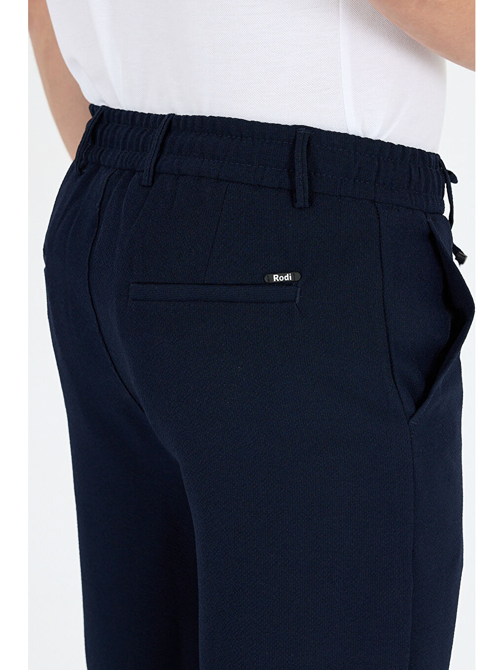 Lacivert Sinyor Cepli Günlük Spor %95 Polyester%5 Elastan Rahat Kalıp Erkek Jogger Pantolon Eşofman Altı 3668-4