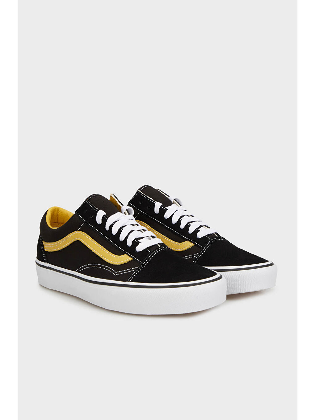 Siyah Old Skool Logolu Süet Sneaker Ayakkabı VN000CR5YLW1-1