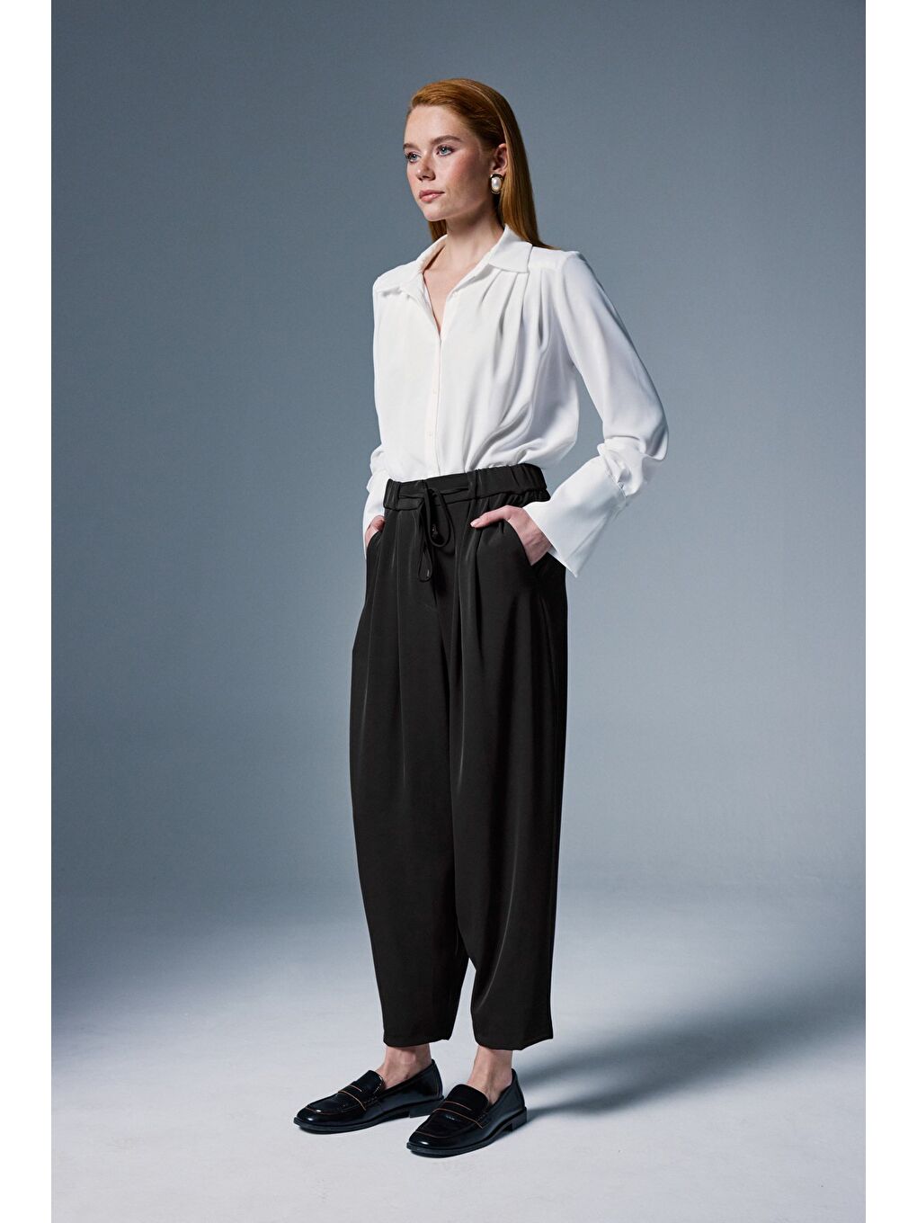 Talia Pantolon - Siyah-1