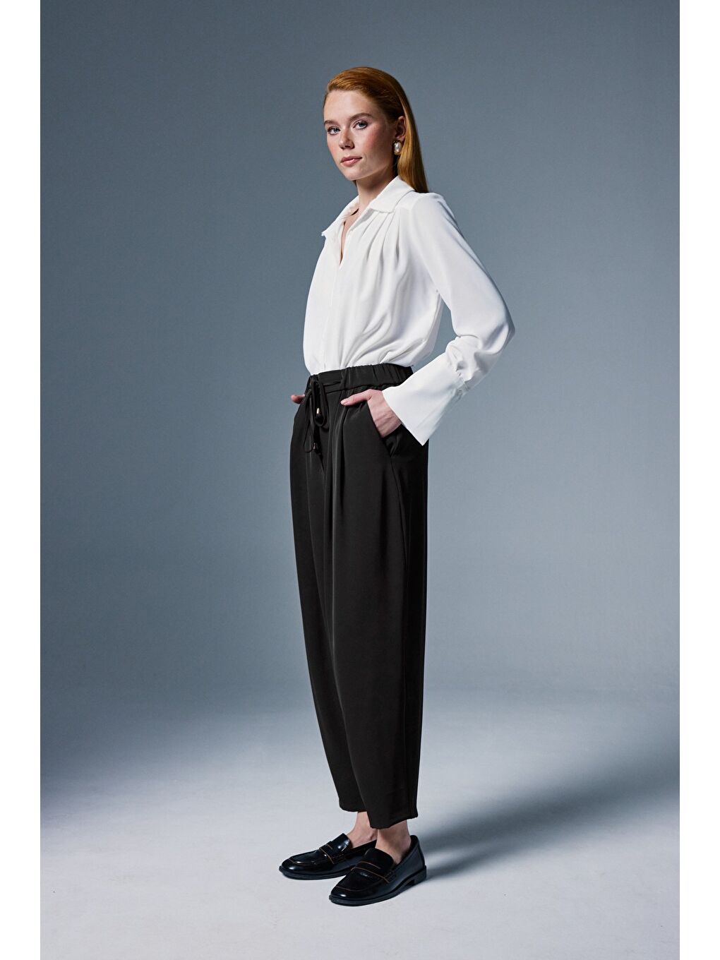 Talia Pantolon - Siyah-2