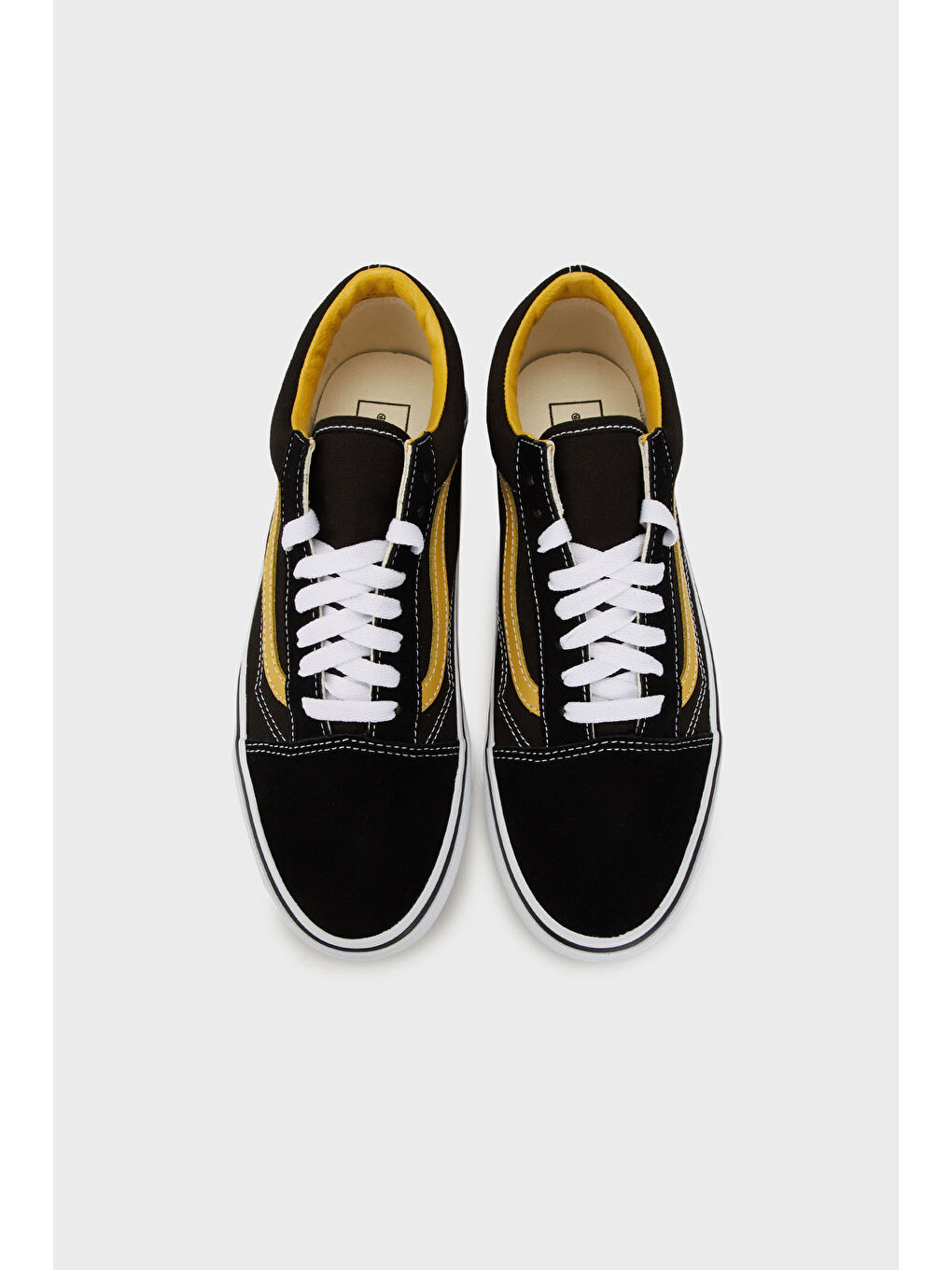 Siyah Old Skool Logolu Süet Sneaker Ayakkabı VN000CR5YLW1-3