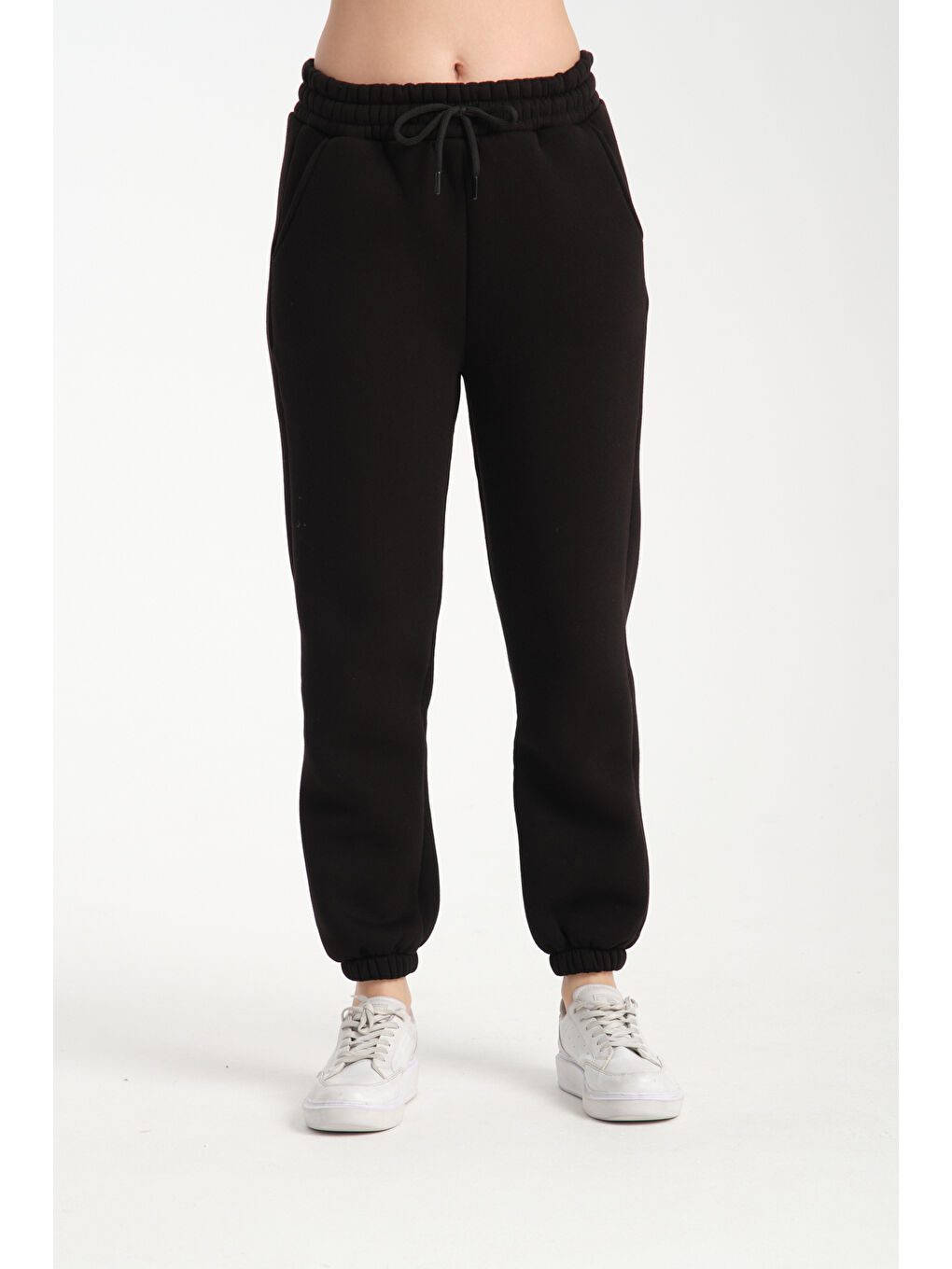 Siyah 3 İplik Eşofman Altı BK 1012